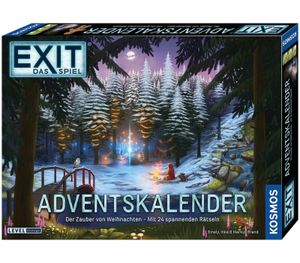 KOSMOS EXIT Spiel Adventskalender „Der Zauber von Weihnachten“ Familienspaß Rätsel-Adventskalender mit 24 Rätseln für die Weihnachtszeit **B-Ware – geprüft** 54867 Mehrfarbig