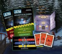 KOSMOS EXIT Spiel Adventskalender „Der Zauber von Weihnachten“ Familienspaß Rätsel-Adventskalender mit 24 Rätseln für die Weihnachtszeit **B-Ware – geprüft** 54867 Mehrfarbig