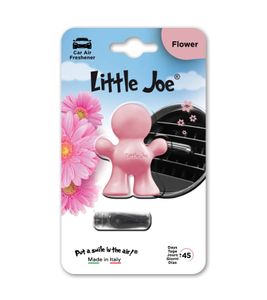 Auto-Lufterfrischer Flower von Little Joe 3D-Duftfigur für Lüftungsgitter mit bis zu 45 Tagen Duft **B-Ware – geprüft** mit Befestigungsclip