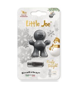Auto-Lufterfrischer Frosty Delight von Little Joe 3D-Duftfigur für Lüftungsgitter mit bis zu 45 Tagen Duft **B-Ware – geprüft** mit Befestigungsclip