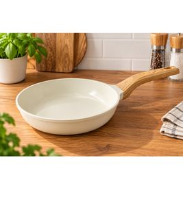 Ø 16 Aluguss-Bratpfanne mit ILAG NON-STICK XERADUR 3 Keramikbeschichtung Pfanne **B-Ware – geprüft** Weiß