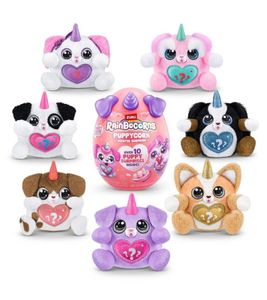 ZURU Rainbocorns Puppycorn Scented Surprise Überraschungsei mit Plüschtier & +10 Überraschungen inkl. Duft-Accessoires – Zufällige Puppycorn-Auswahl **B-Ware – geprüft** Mehrfarbig