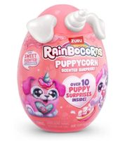 ZURU Rainbocorns Puppycorn Scented Surprise Überraschungsei mit Plüschtier & +10 Überraschungen inkl. Duft-Accessoires – Zufällige Puppycorn-Auswahl **B-Ware – geprüft** Mehrfarbig
