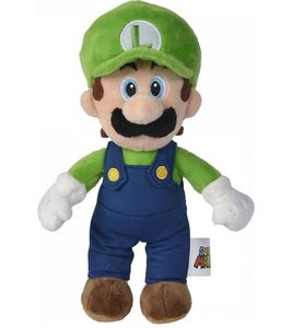 Simba Super Mario Luigi-Plüschfigur ca. 30cm kuschelweich & detailgetreu Fan-Artikel **B-Ware – geprüft** Grün/Blau