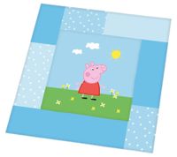 Herding Peppa Pig Crawling Mat 115 × 115cm Padded Play Mat for Babies & Toddlers Made from 100% Polyester Multicoloured
