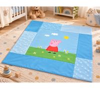 Herding Peppa Pig Crawling Mat 115 × 115cm Padded Play Mat for Babies & Toddlers Made from 100% Polyester Multicoloured