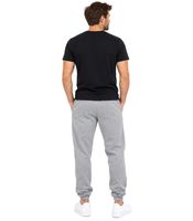 2er Pack FRUIT OF THE LOOM Herren Freizeithose Jogginghose - Seitentaschen, Elastischer Taillenbund mit Kordelzug in Schwarz/Grau oder Schwarz/Dunkelblau