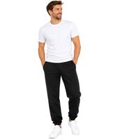 2er Pack FRUIT OF THE LOOM Herren Freizeithose Jogginghose - Seitentaschen, Elastischer Taillenbund mit Kordelzug in Schwarz/Grau oder Schwarz/Dunkelblau