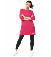 KangaROOS Damen Long-Sweatshirt – sportiver Sweatshirt mit legerer Passform – Bequemes Damen-Oberteil in Rosa