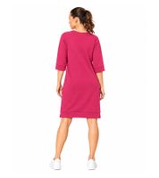 KangaROOS Damen Long-Sweatshirt – sportiver Sweatshirt mit legerer Passform – Bequemes Damen-Oberteil in Rosa