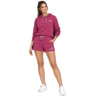 Short en molleton pour femme KangaROOS – Style sportif et moderne, coloris bordeaux-violet