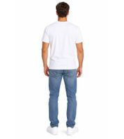 Lot de 7 T-shirts pour homme FRUIT OF THE LOOM en pur coton, col rond, manches courtes, blanc