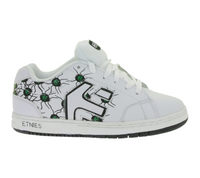 Baskets unisexe Etnies Cinch SMU – Style skate avec motif araignée – 430700000-4199 – Blanc/Noir