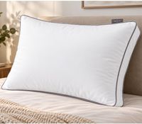 John Cotton PREMIUM Kopfkissen ca. 80 x 80 cm für luxuriöse und kuschelige Nächte - Allergiker-freundlich in Weiß