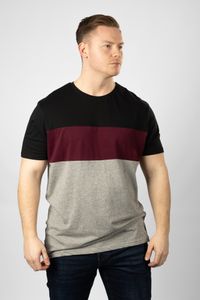 Lakeville Mountain Camiseta para hombre Anui Black Cabernet/Mid Grey Heather