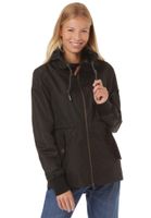 Lakeville Mountain Chaqueta de lluvia para mujer Malya Negro