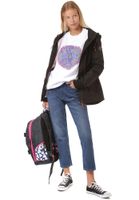 Lakeville Mountain Chaqueta de lluvia para mujer Malya Negro