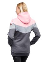 Lakeville Mountain Chaqueta con capucha para mujer Peechee Branded Apricot/Mid Grey/Anthra Melange