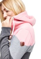 Lakeville Mountain Chaqueta con capucha para mujer Peechee Branded Apricot/Mid Grey/Anthra Melange