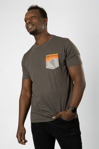 Lakeville Mountain Camiseta para hombre Gabon Antracita jaspeado