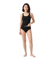 3er Pack Damen Slips – Bequeme Baumwoll-Unterhosen mit elastischem Bund und klassischer Passform 7661900 Schwarz, Grau & Weiß