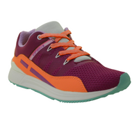 ICEPEAK Allende Damen Sneaker sportliche Freizeitschuhe 3-75237-708 Dunkelpink/Orange
