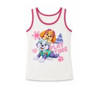 Pack de 2 Camisetas Interiores Paw Patrol para Niñas de Algodón sin Mangas con Diferentes Diseños Multicolor
