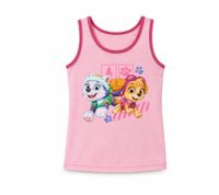 Pack de 2 Camisetas Interiores Paw Patrol para Niñas de Algodón sin Mangas con Diferentes Diseños Multicolor