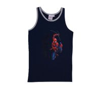 2-Pack MARVEL SPIDER-MAN Kids' Undershirts – Cotton Tank Tops with Assorted Designs, Multicolored