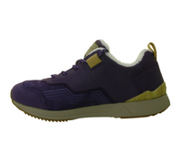 ICEPEAK Adra Women’s Sneakers – Casual Leisure Shoes with Genuine Leather & Lacing (4-75232-790, Purple)
