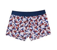 2-Pack MARVEL Spider-Man Kids' Cotton Boxer Shorts – Comfortable Spiderman Underwear with 2 Different Designs – Blue