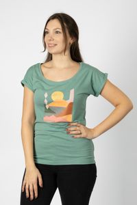 Lakeville Mountain Camiseta para mujer Patos Menta