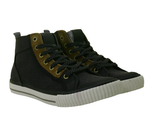 ICEPEAK Dale Damen High-Top Sneaker knöchelhohe Freizeit-Schuhe mit Schnürung 9-75235-990 Schwarz