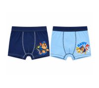 Nickelodeon PAW Patrol Cotton Boxer Shorts for Kids (2-Pack) – Comfortable Underwear with 2 Different Designs – Blue