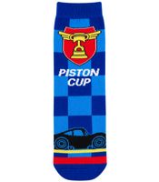 4-Pair Pack of Disney Pixar Cars Cotton Socks for Kids – Comfortable socks for children featuring Lightning McQueen in 4 different designs – Multicolored