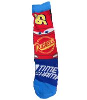 4-Pair Pack of Disney Pixar Cars Cotton Socks for Kids – Comfortable socks for children featuring Lightning McQueen in 4 different designs – Multicolored