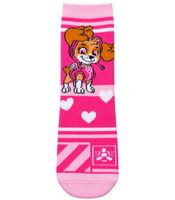 4-Pair Pack of Paw Patrol Cotton Socks for Kids – Comfortable Socks for Girls with 4 Different Designs – Multicolored