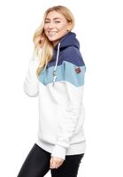 Lakeville Mountain Chaqueta con capucha para mujer Peechee Black Iris/Dark Delphine/Light Beige