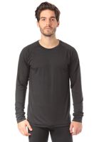 Lakeville Mountain Ropa interior técnica para hombre Underwear Crew Neck Negro