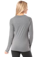 Lakeville Mountain Ropa interior técnica para hombre Underwear Crew Neck Top Gris