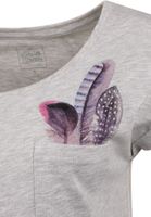 Lakeville Mountain Camiseta para mujer Nanga Whisper White Melange