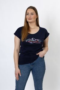 Lakeville Mountain Camiseta para mujer Kiula Black Iris