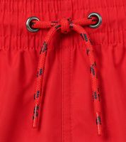 Men’s Swim Shorts – Comfortable Swim Trunks with Drawstring and Relaxed Fit (Red)