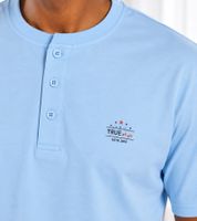 Men’s Short-Style Pajamas in 100% Cotton – Comfortable Sleepwear (Light Blue/Dark Blue)