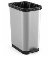 35L Rotho RIBO Waste Bin without Lid for 25–40L Bin Bags with Adjustable Bag Holder **B-Grade – tested** Light Grey
