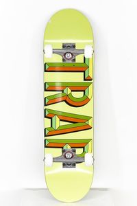 TRAP Iron Logo Complete 7.5 green one size Skate Komplettboards