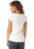 Lakeville Mountain Camiseta para mujer Nola Lemonade/White