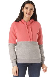 Lakeville Mountain Sudadera con capucha para mujer Tiji Mid Grey Heather/Peach
