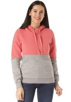 Lakeville Mountain Sudadera con capucha para mujer Tiji Mid Grey Heather/Peach