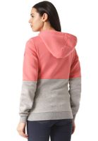 Lakeville Mountain Sudadera con capucha para mujer Tiji Mid Grey Heather/Peach